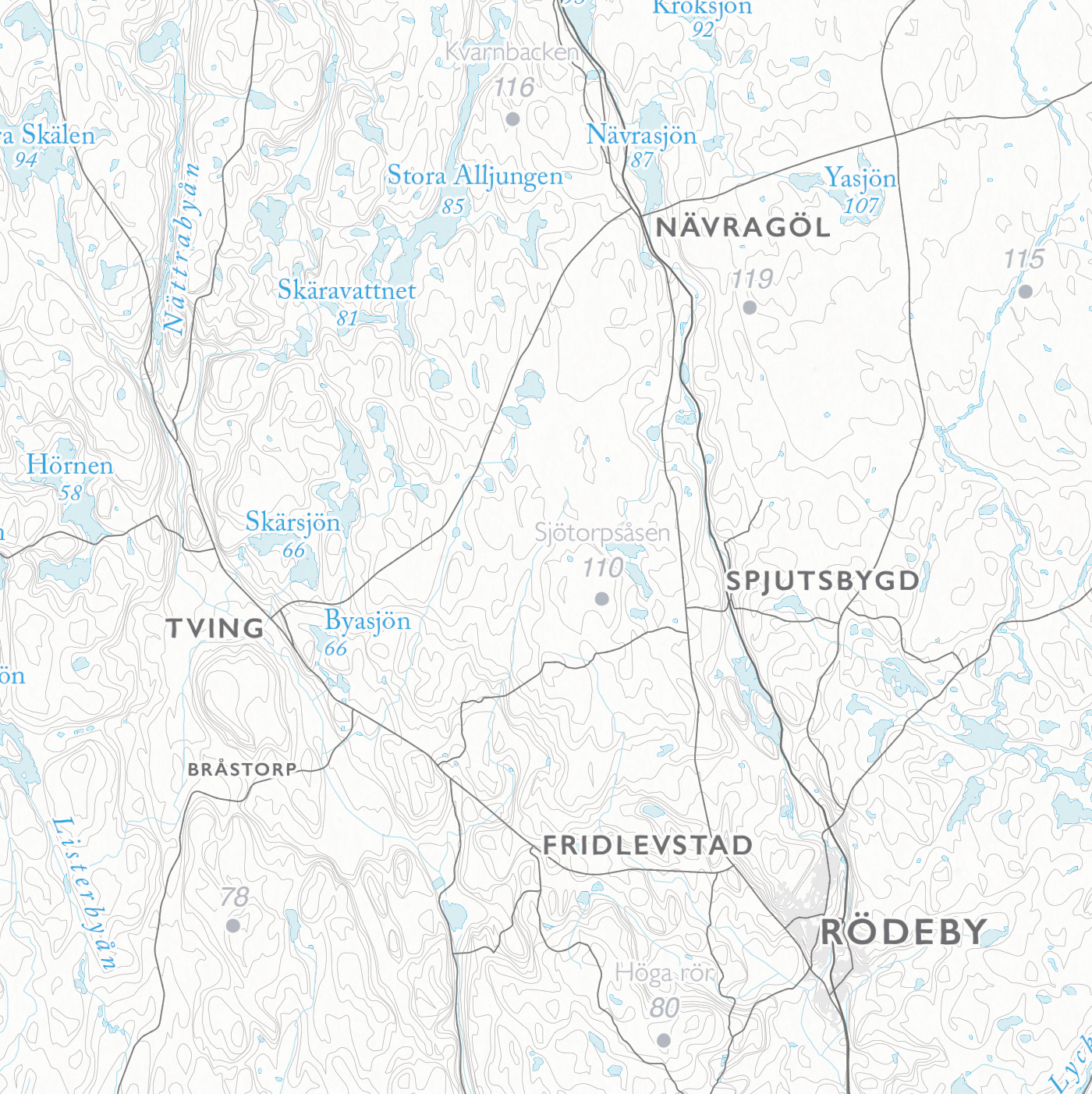 Skärgårdskarta Blekinge
