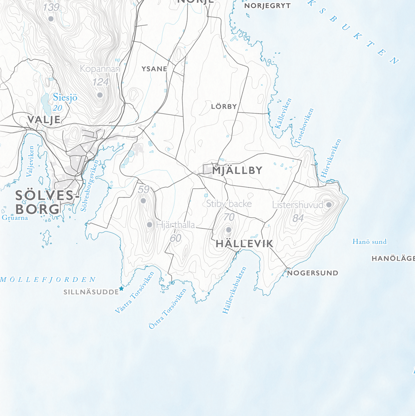 Skärgårdskarta Blekinge