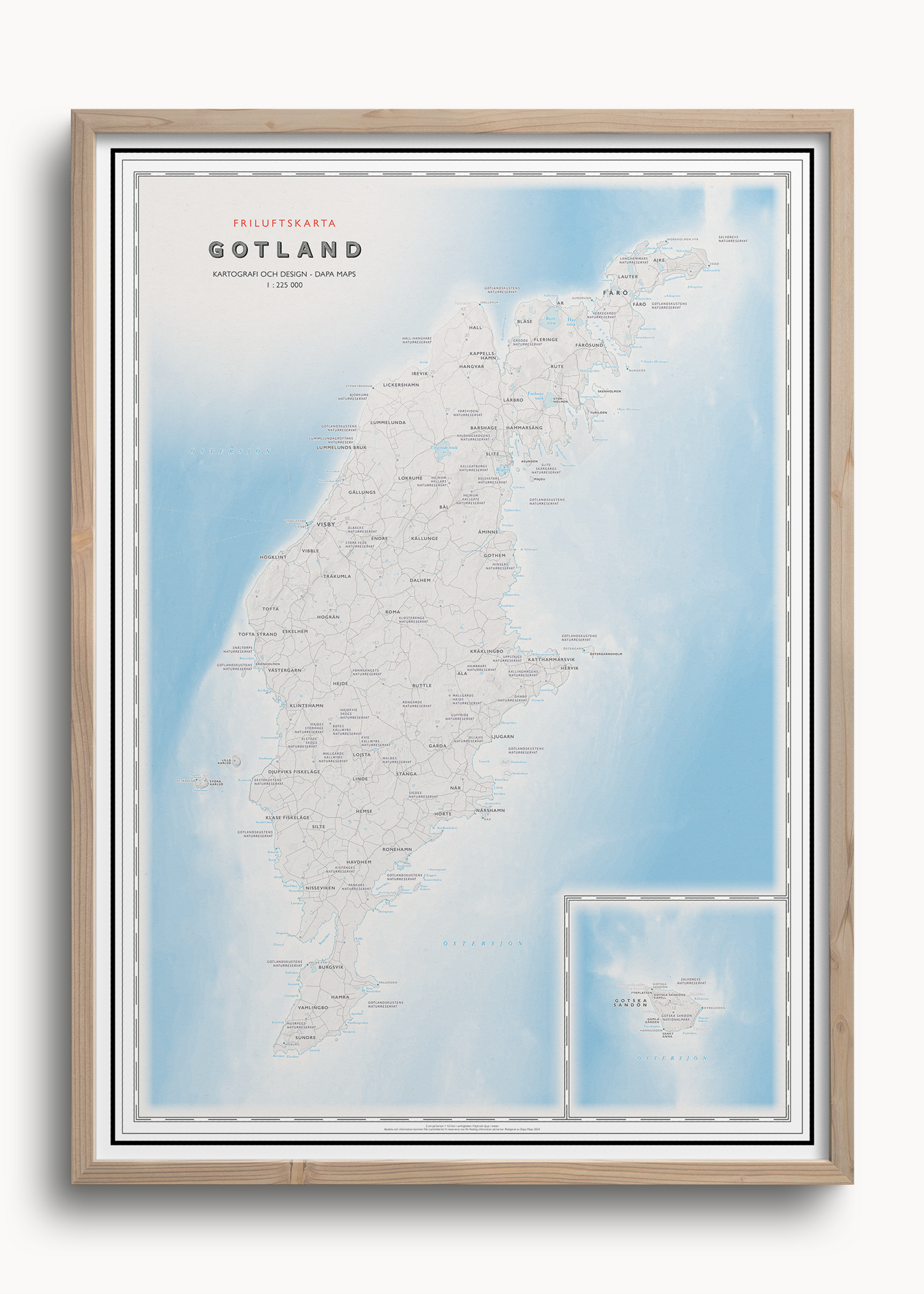 Friluftskarta Gotland