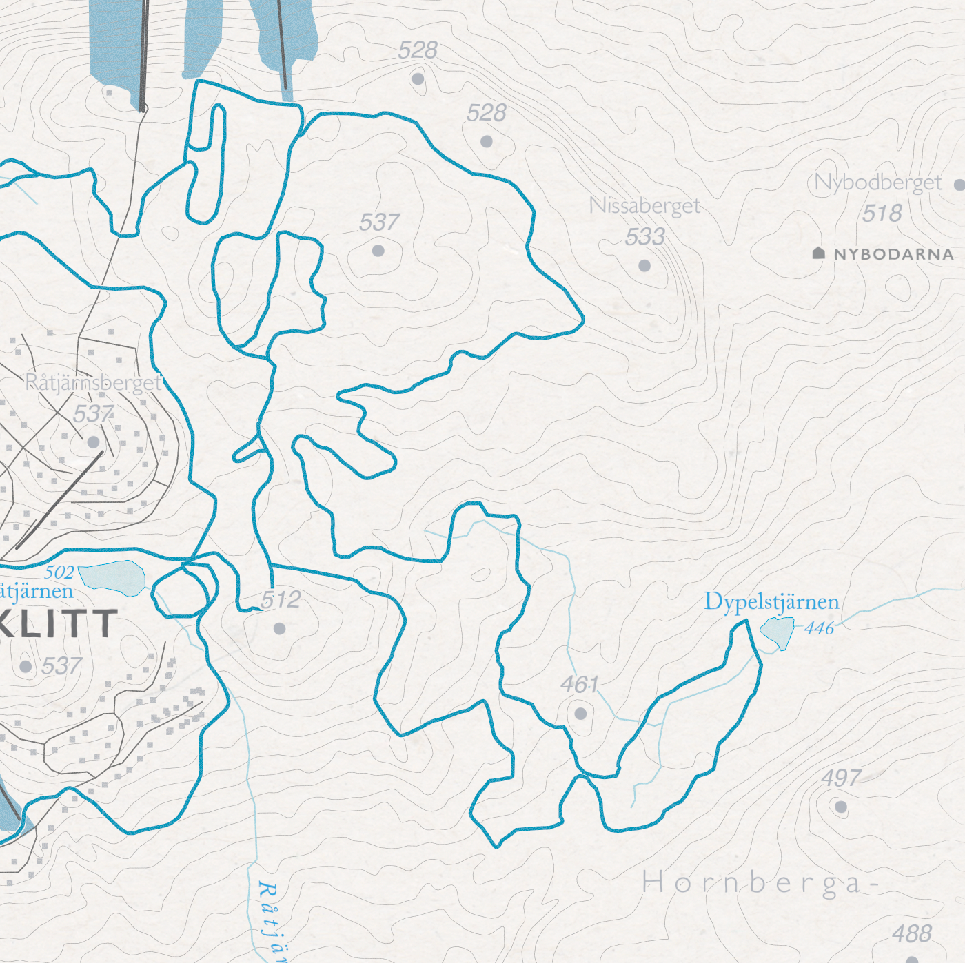 Skidkarta Orsa - Grönklitt