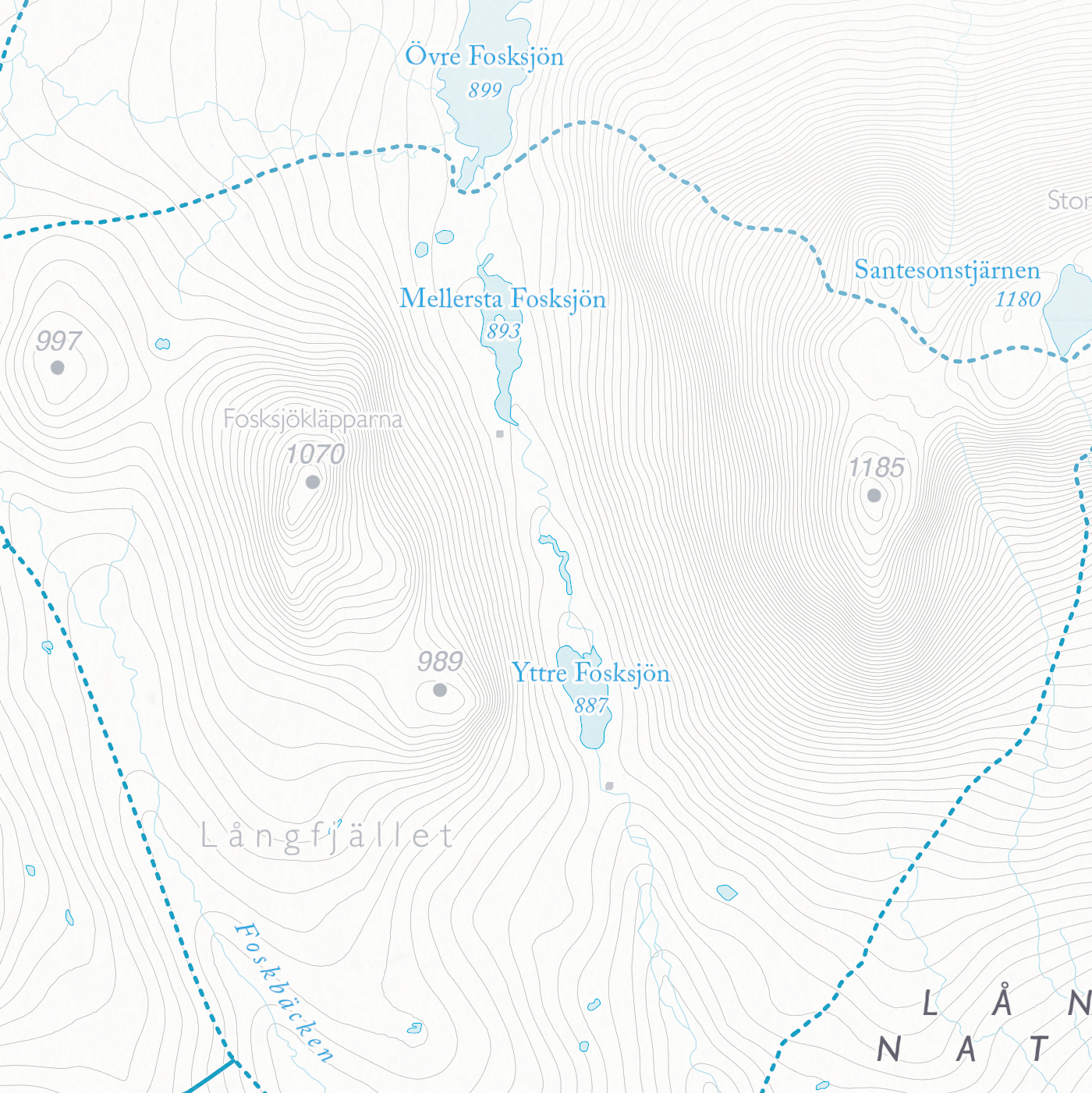 Skidkarta Grövelsjön