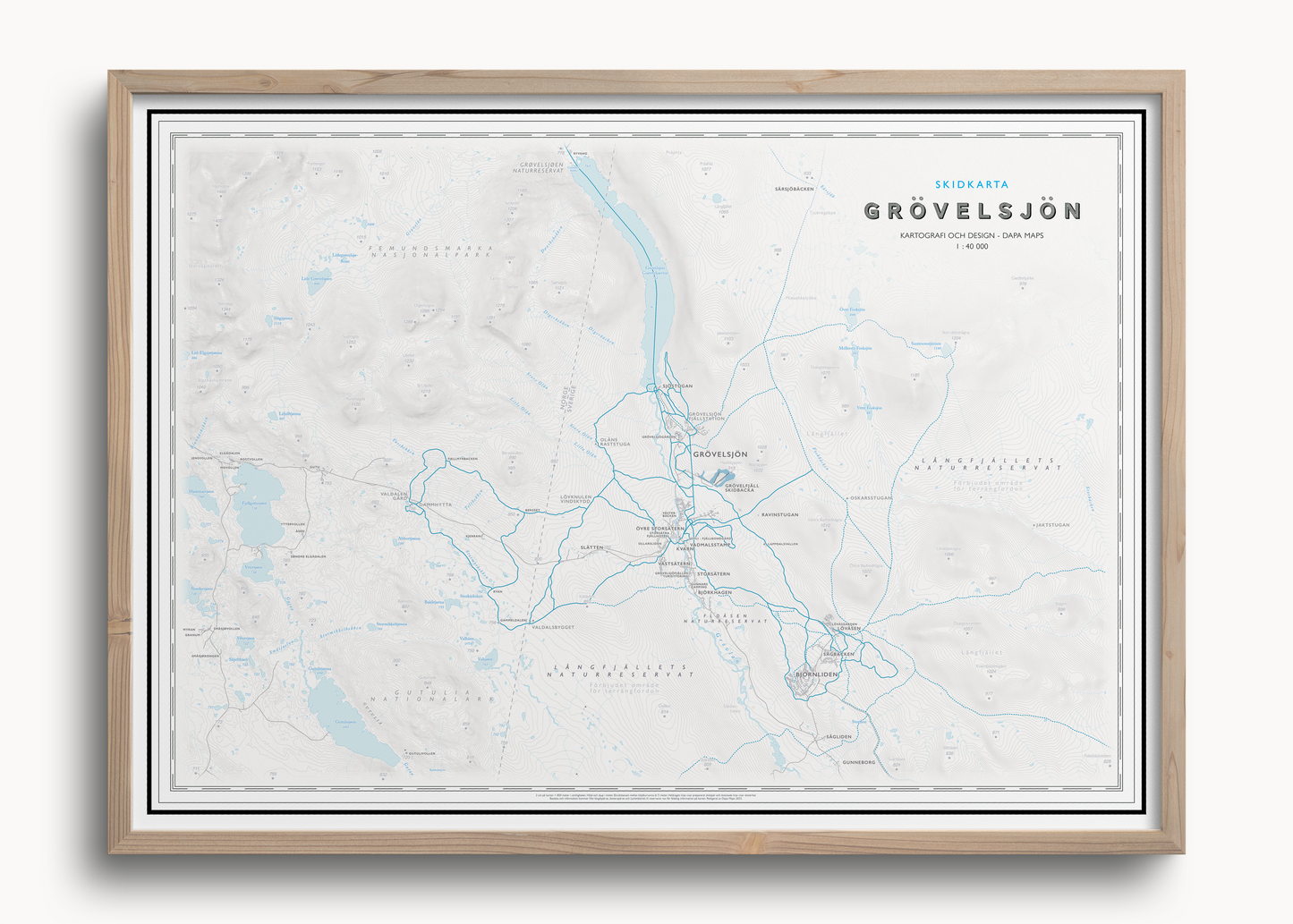 Skidkarta Grövelsjön