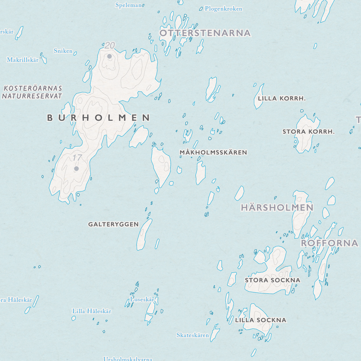 Friluftskarta Koster