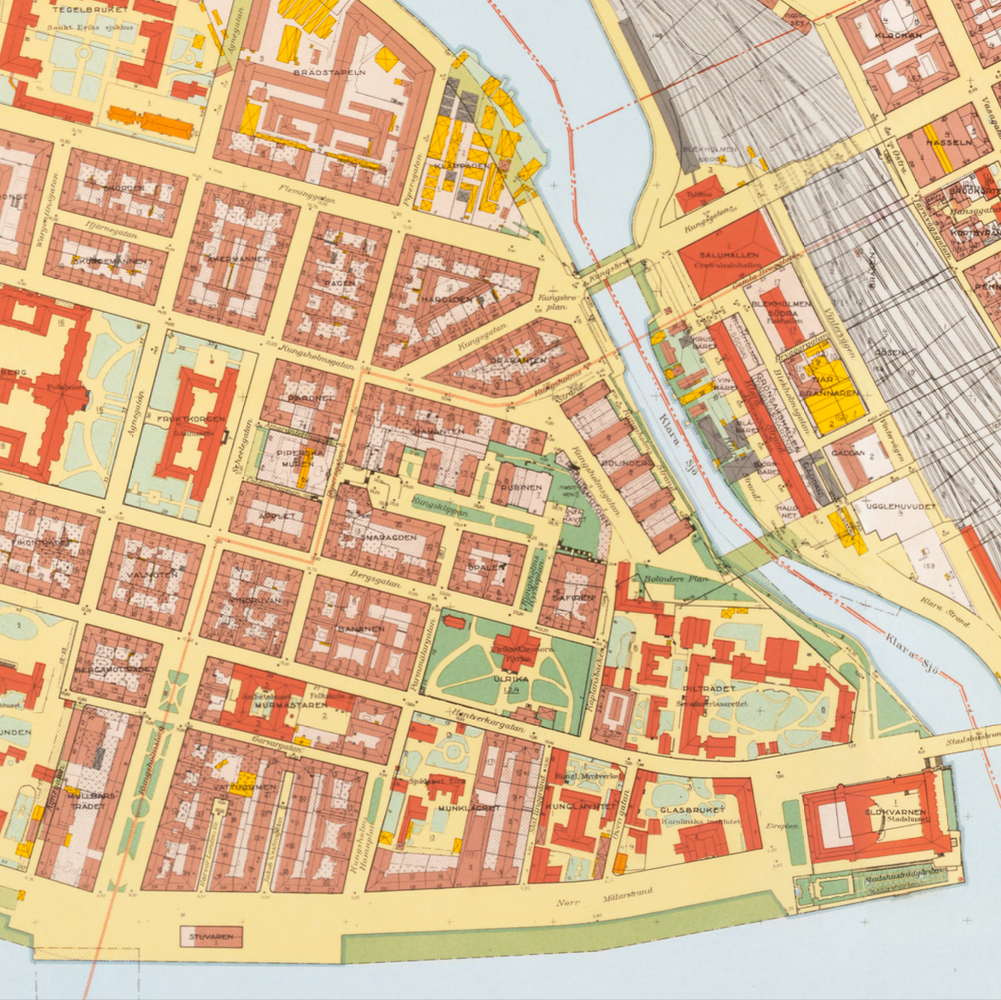 Kungsholmen (1938-1940 års karta över Stockholm)