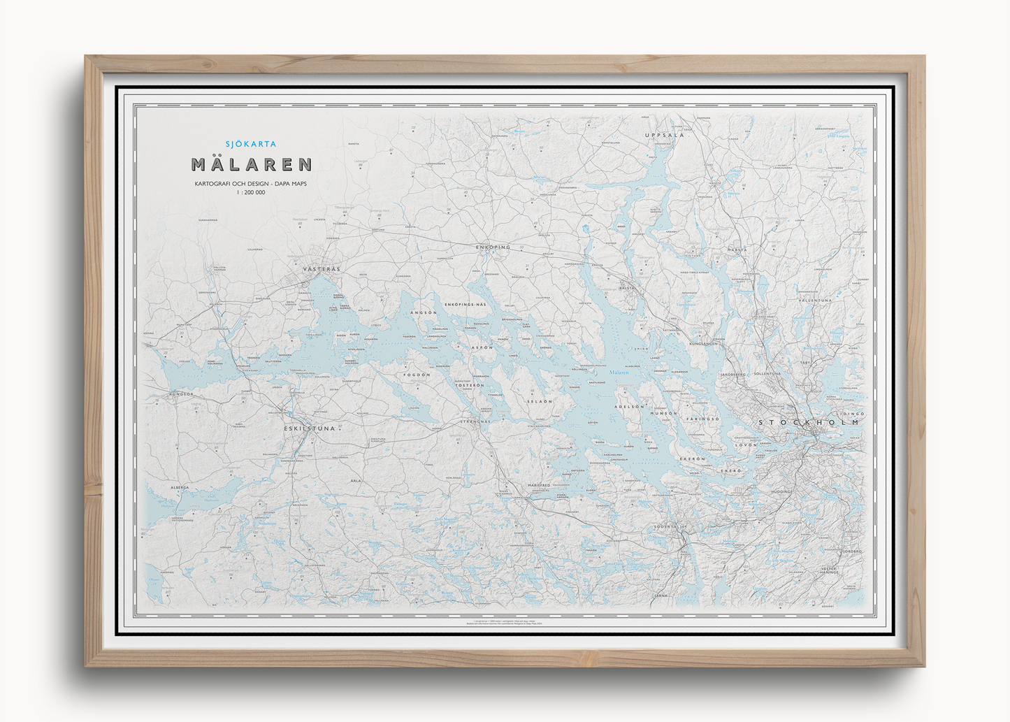 Sjökarta Mälaren