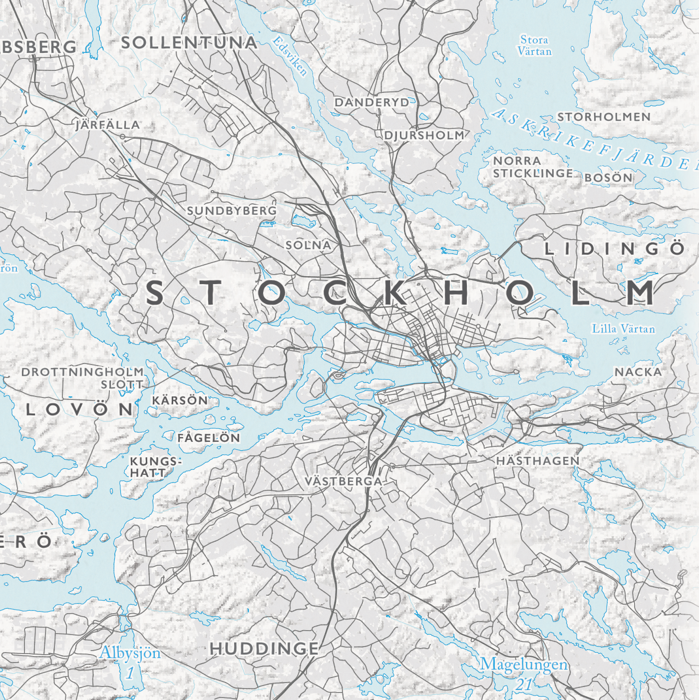 Sjökarta Mälaren