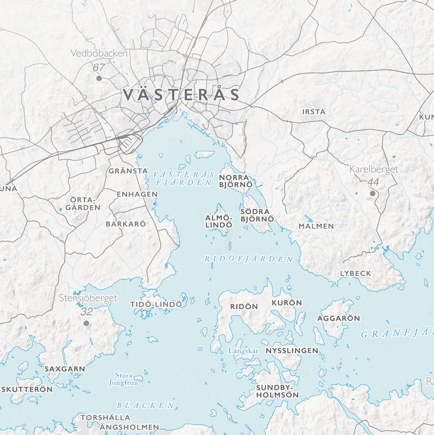 Sjökarta Mälaren