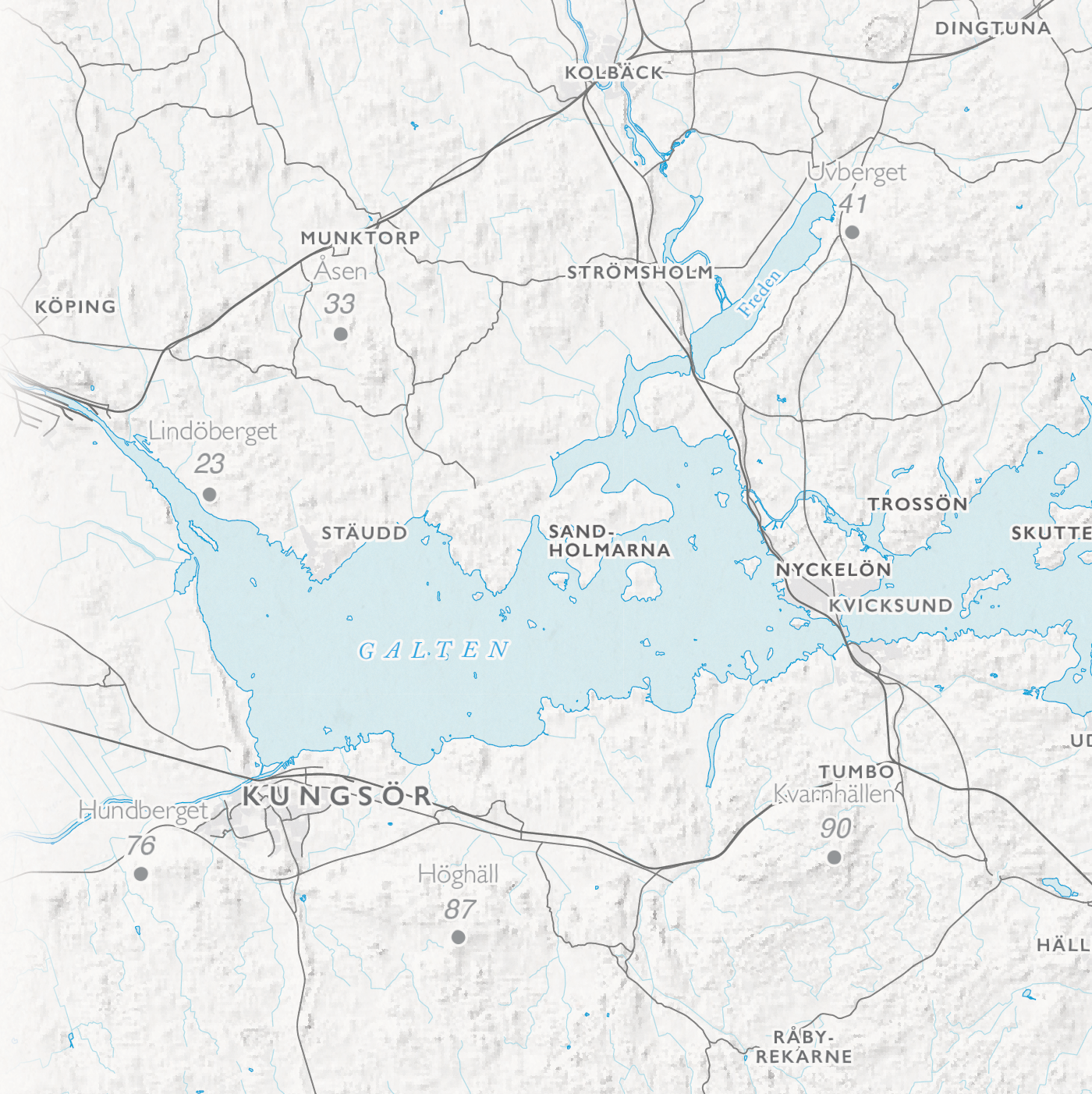Sjökarta Mälaren