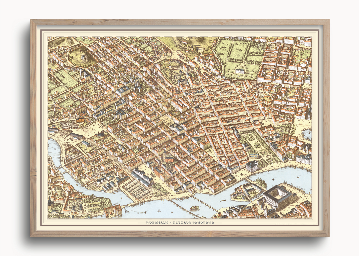 Neuhaus Panorama 1875 - Norrmalm