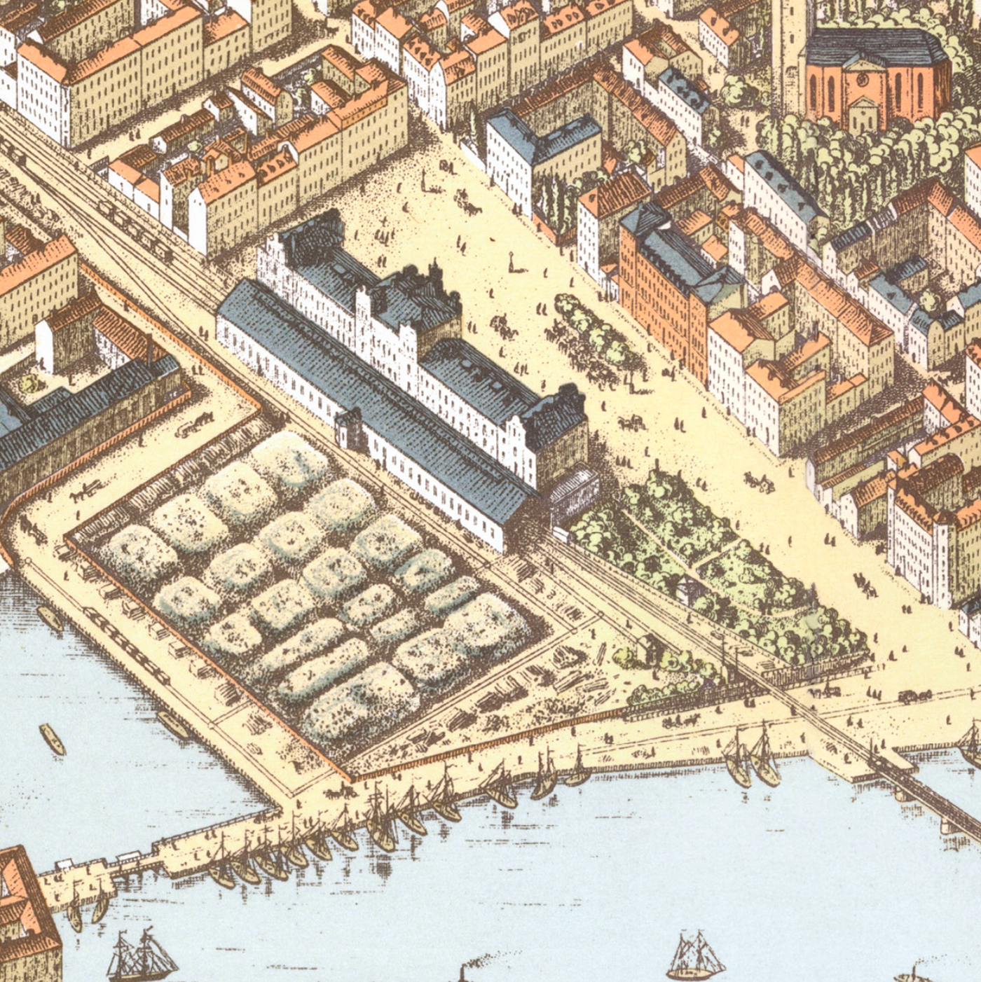 Neuhaus Panorama 1875 - Norrmalm