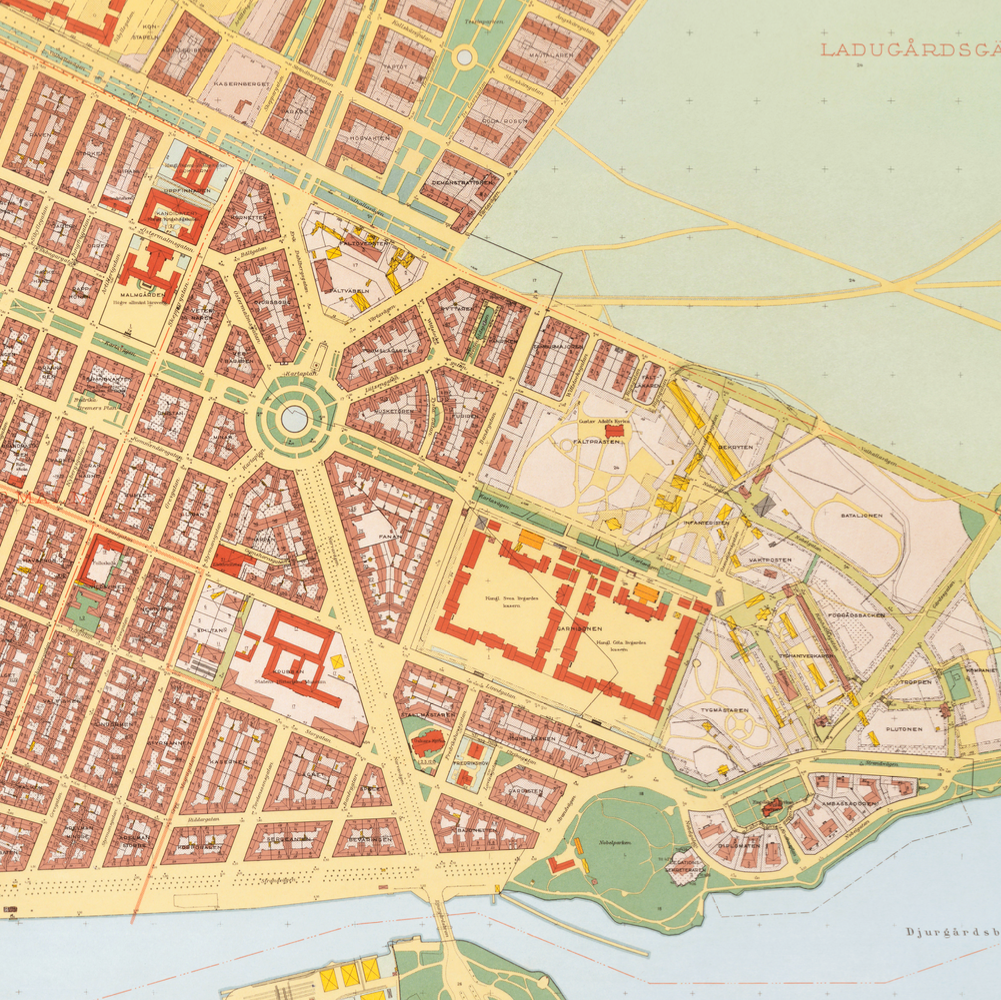 Östermalm (1938-1940 års karta över Stockholm)
