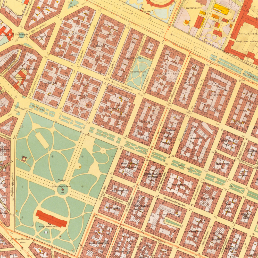 Östermalm (1938-1940 års karta över Stockholm)
