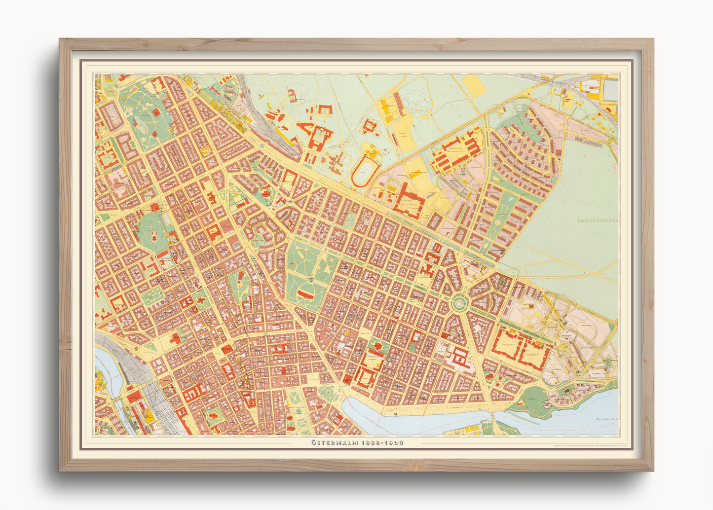 Östermalm (1938-1940 års karta över Stockholm)