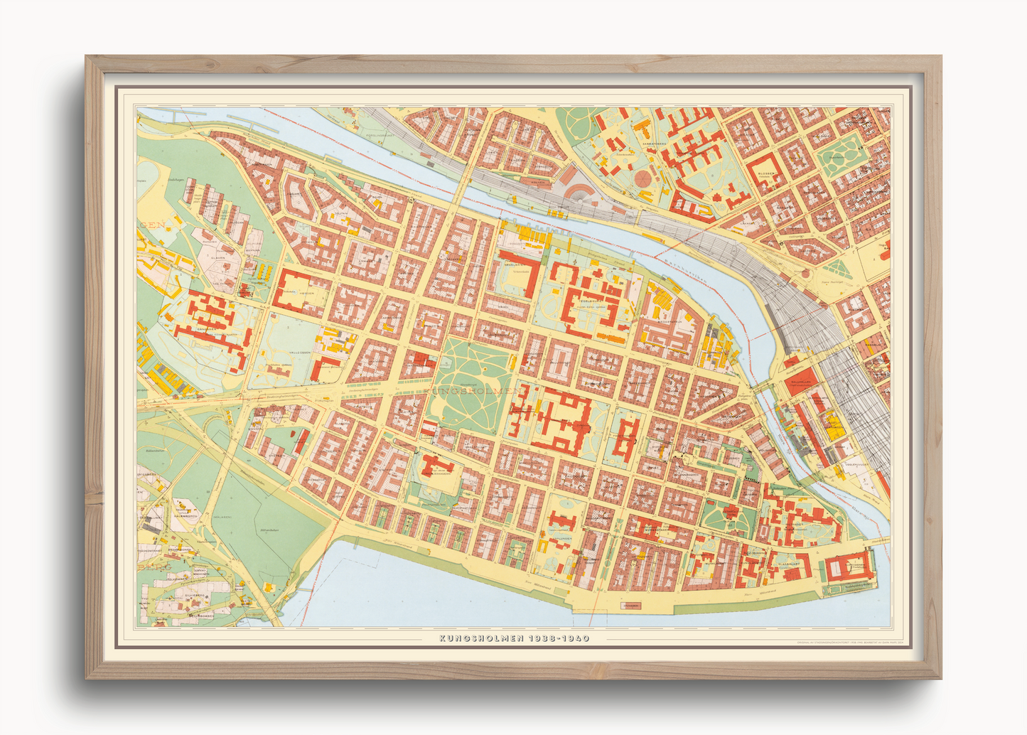 Kungsholmen (1938-1940 års karta över Stockholm)