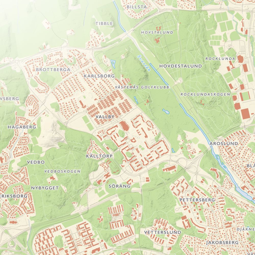 Stadskarta Västerås