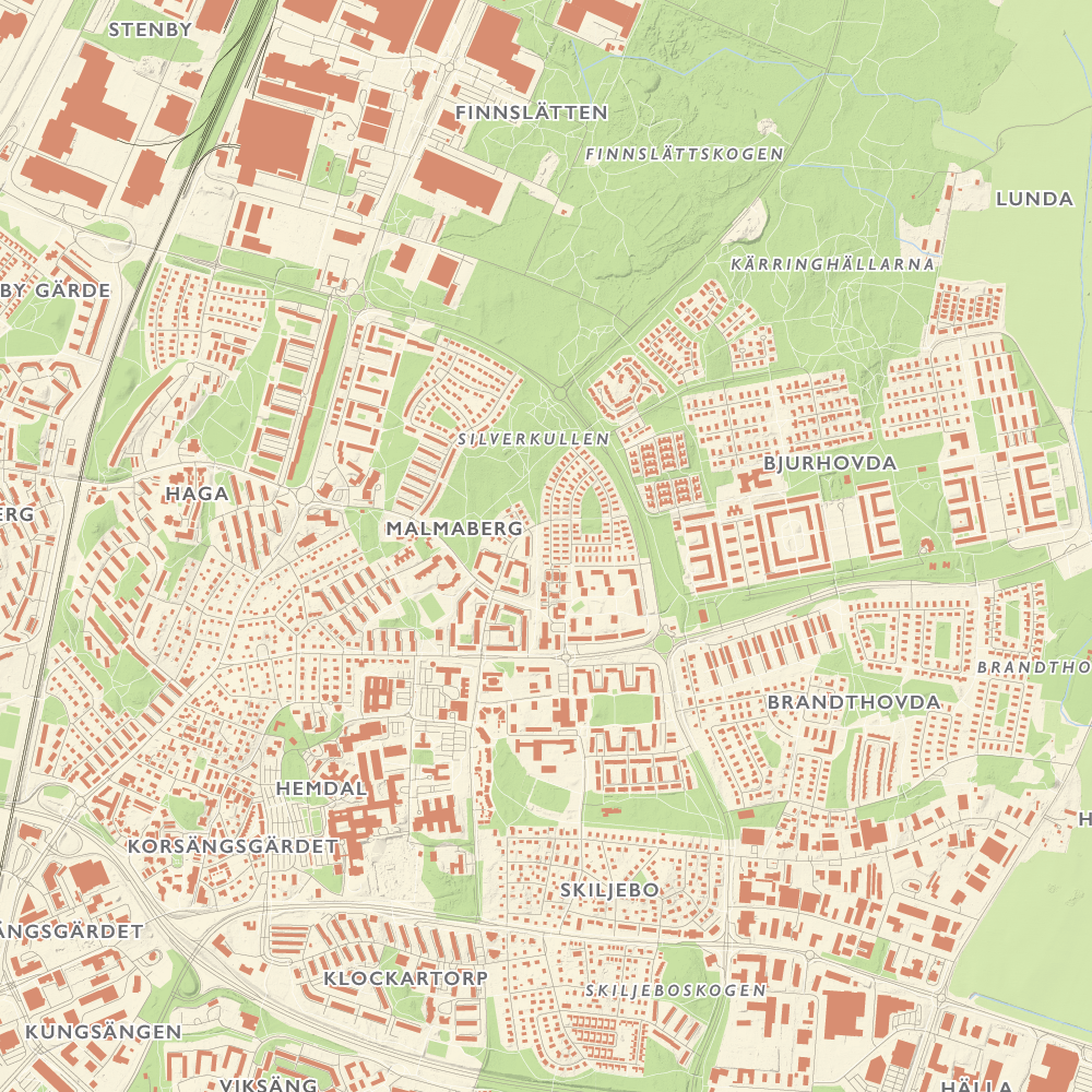 Stadskarta Västerås