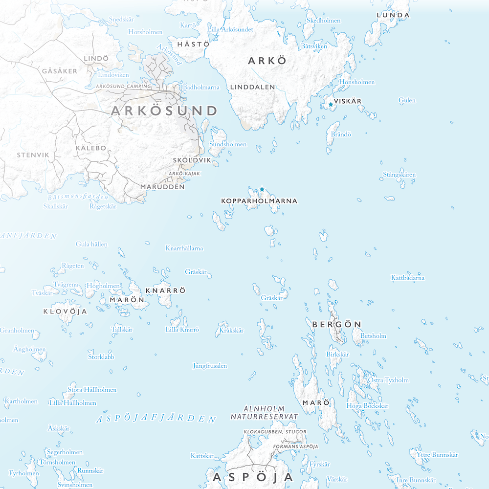 Skärgårdskarta Sankt Anna & Gryt