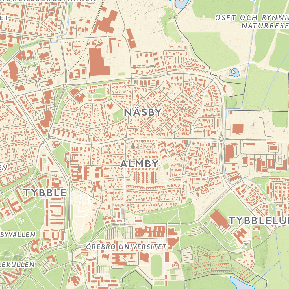 Stadskarta Örebro