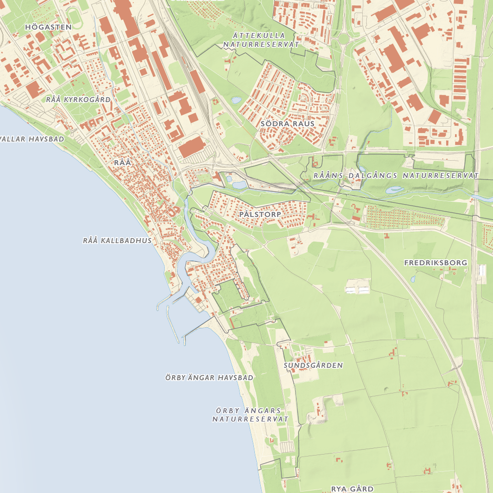 Stadskarta Helsingborg