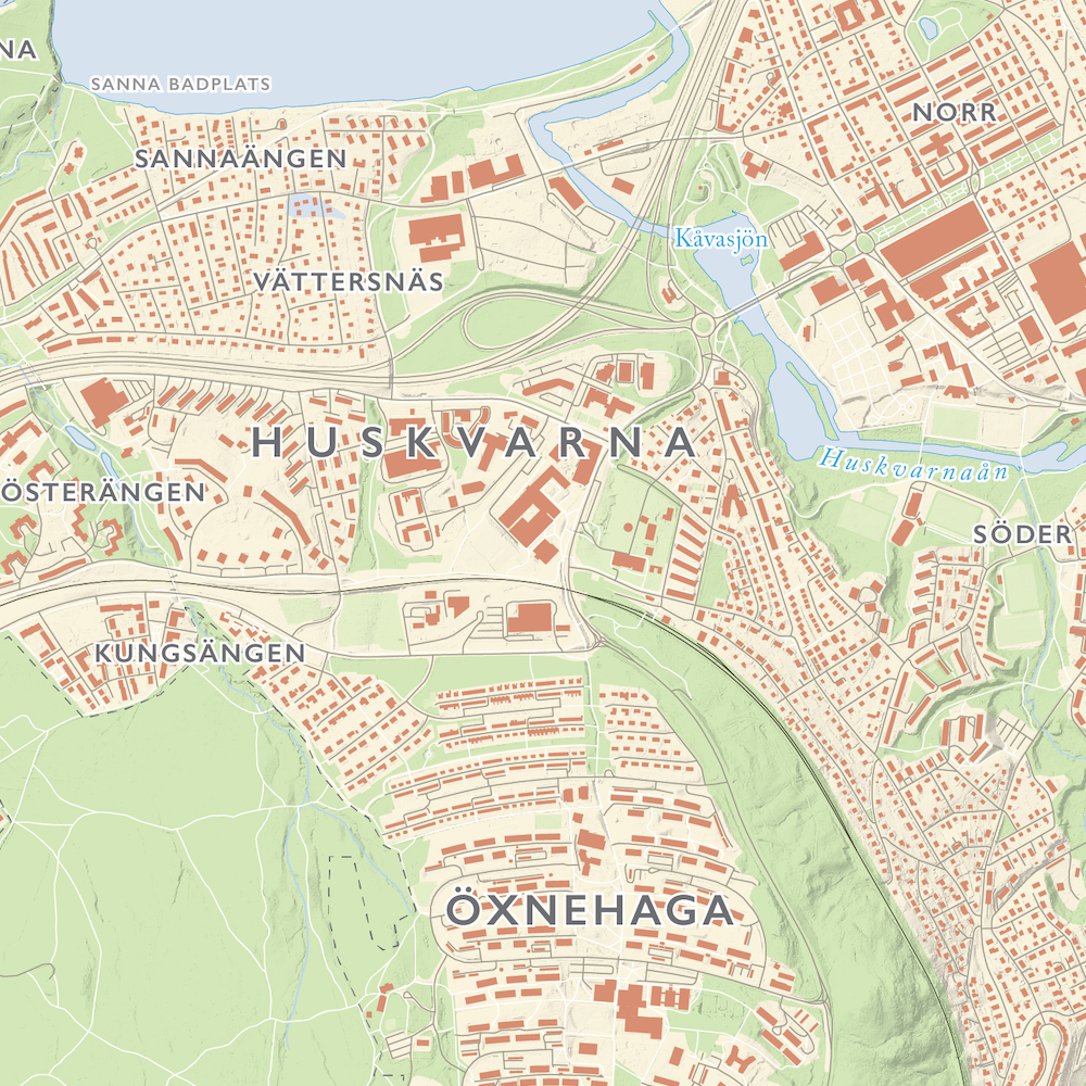 Stadskarta Jönköping