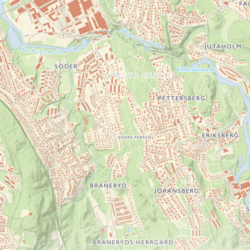 Stadskarta Jönköping