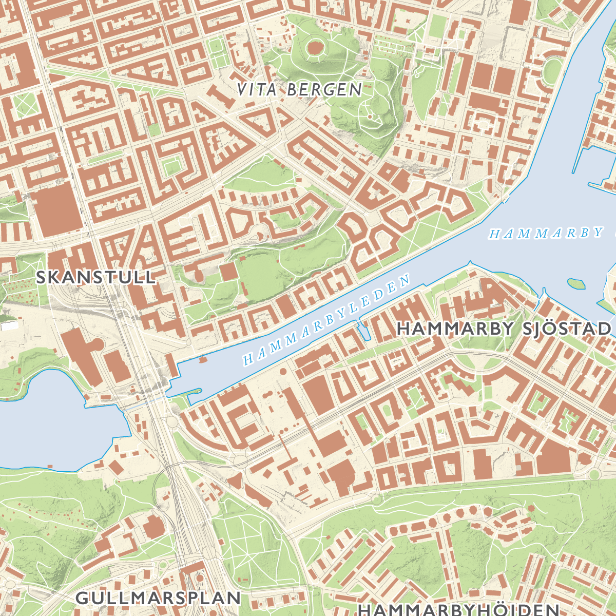 Stadskarta Stockholm