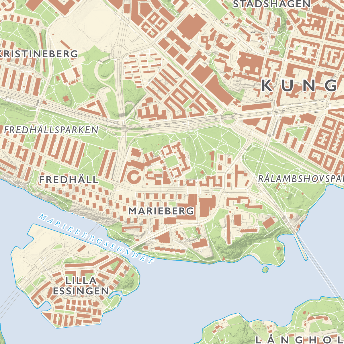 Stadskarta Stockholm
