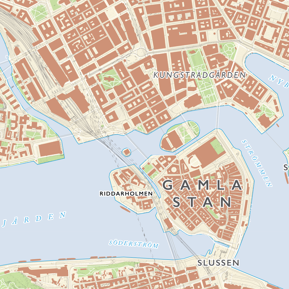 Stadskarta Stockholm