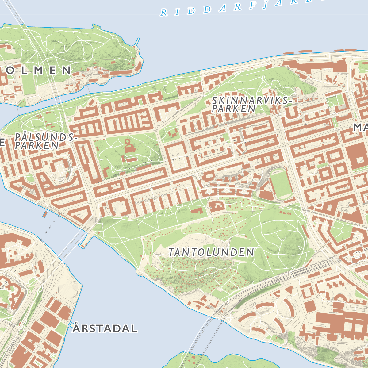 Stadskarta Stockholm