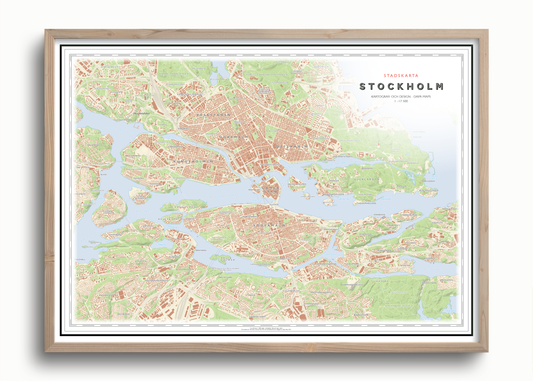 Stadskarta Stockholm
