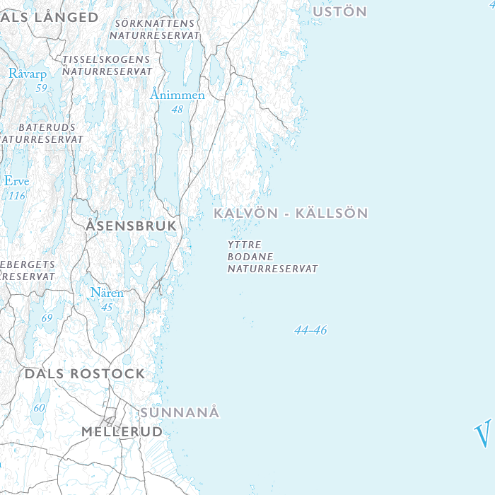 Sjökarta Vänern