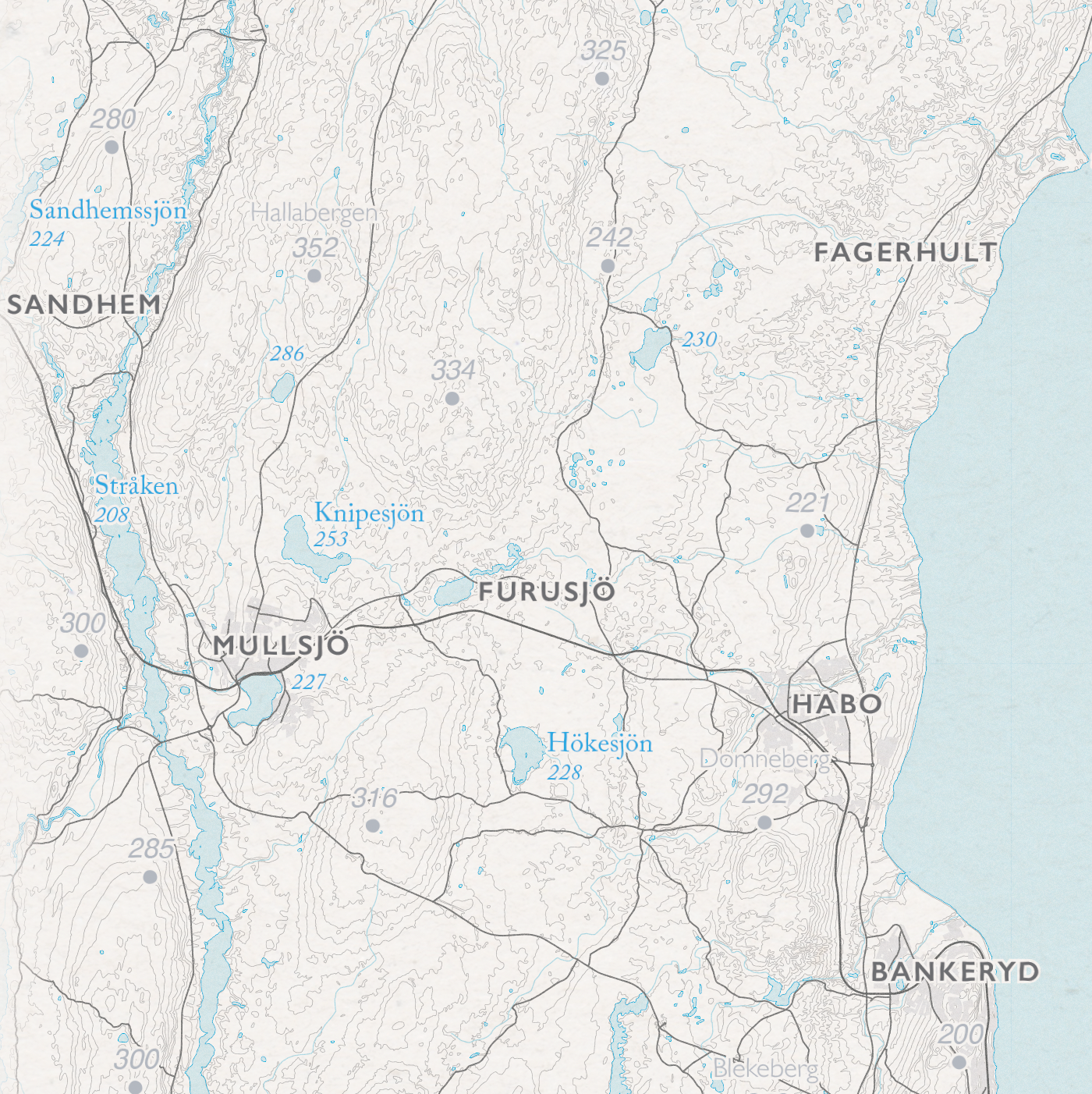 Sjökarta Vättern