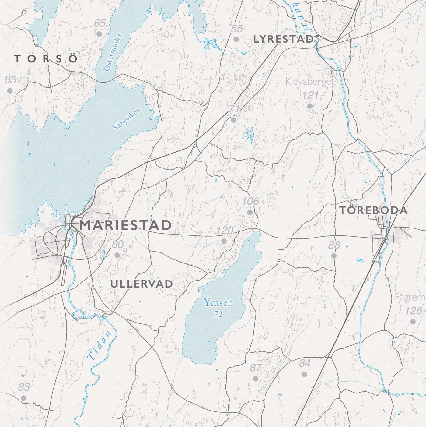 Sjökarta Vättern