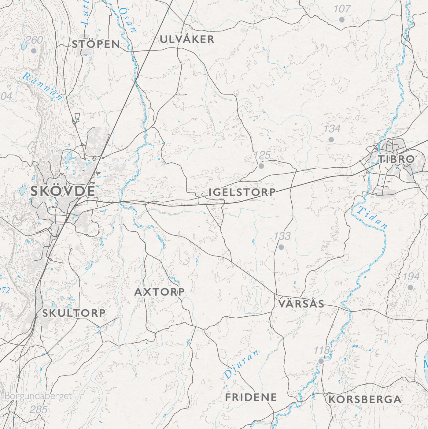 Sjökarta Vättern