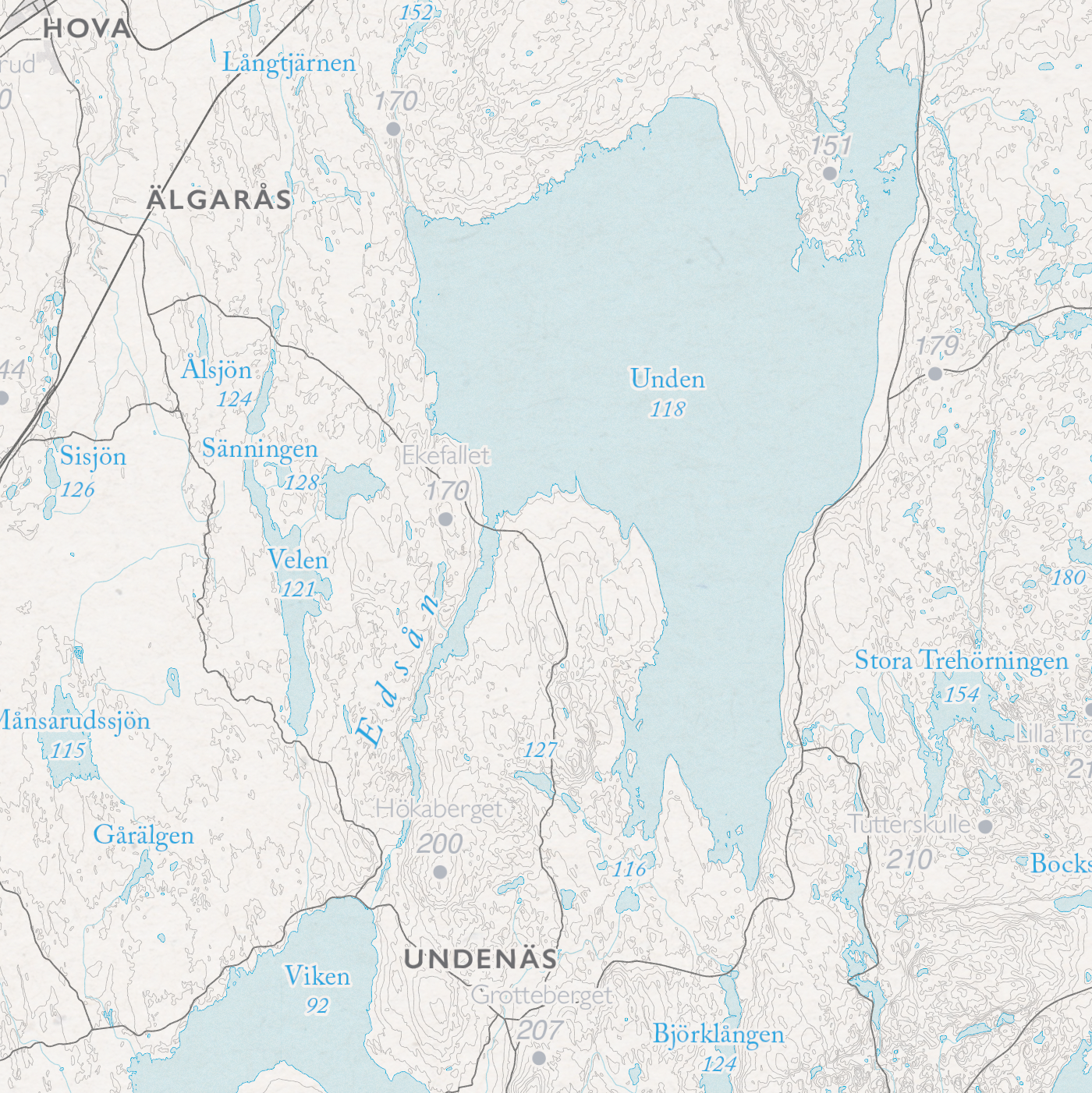 Sjökarta Vättern