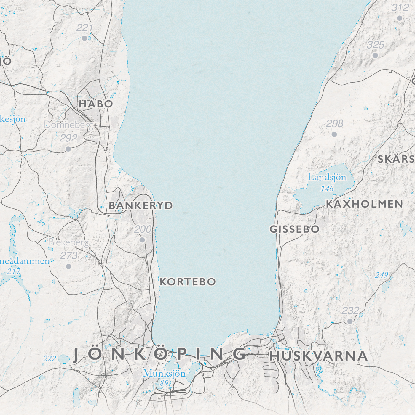Sjökarta Vättern