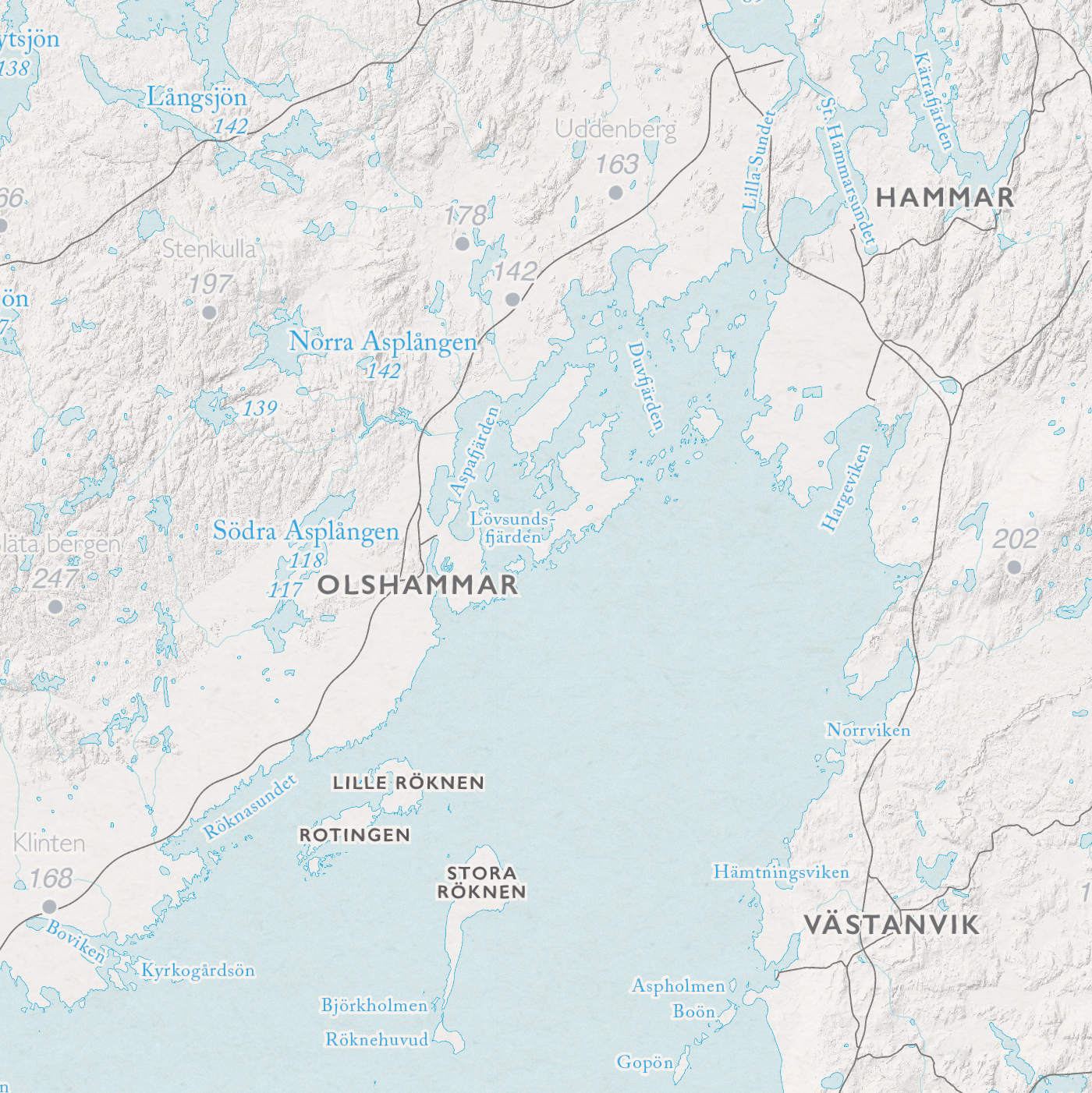 Sjökarta Vättern