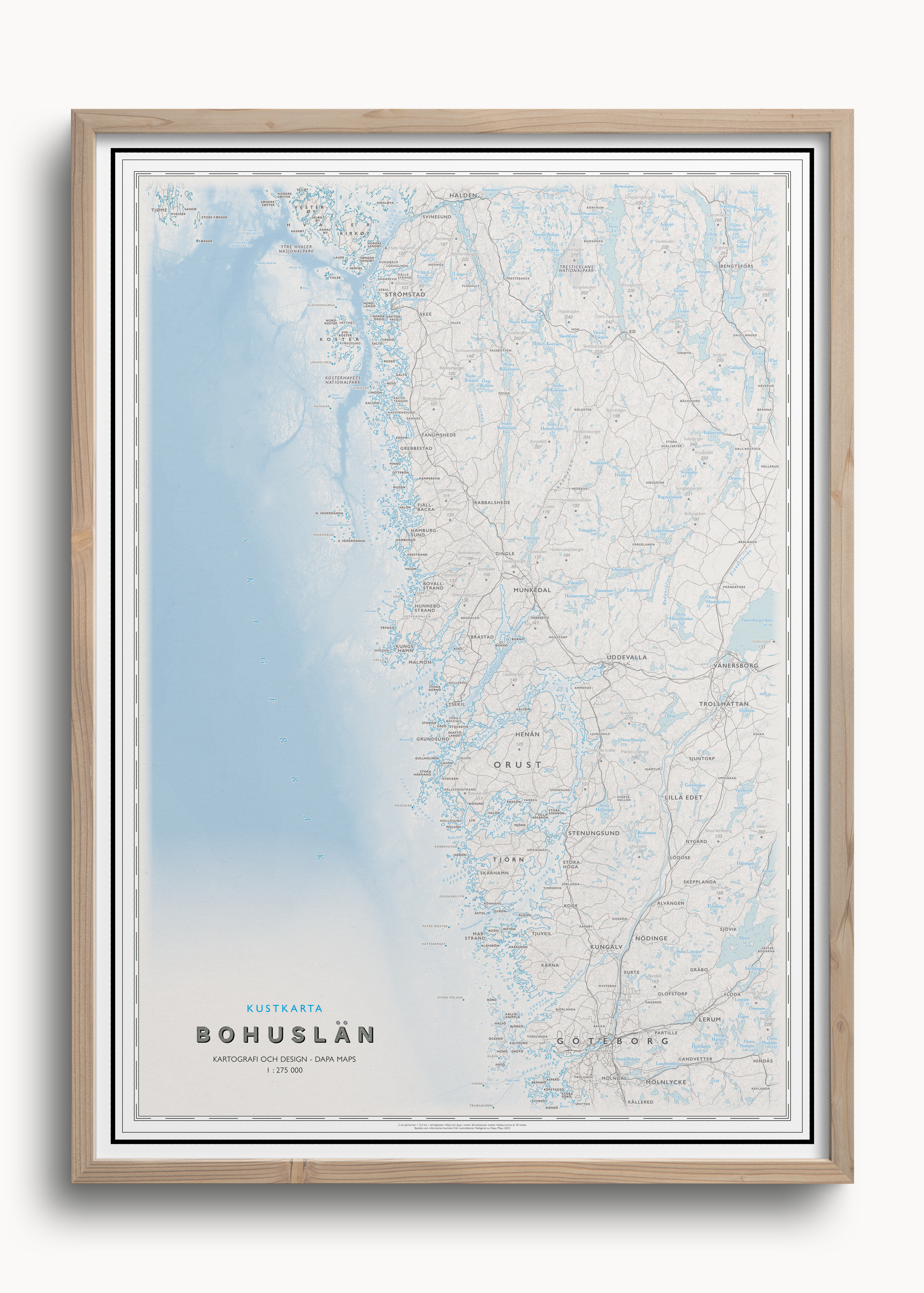 Bohuslän - karta och guide