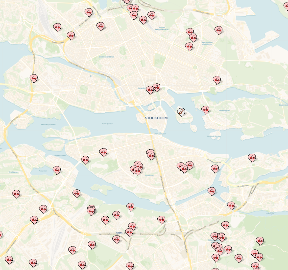 Hitta dina lokala körsbärsträd 🌸