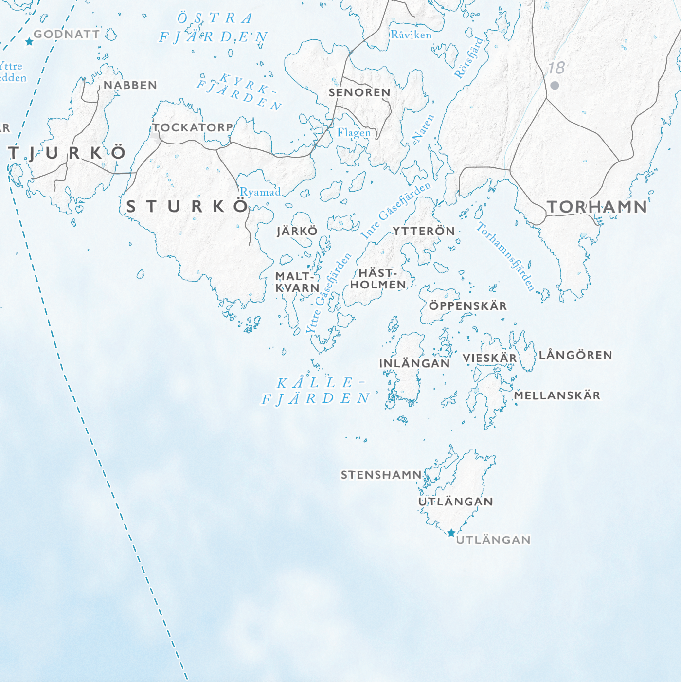 Skärgårdskarta Blekinge