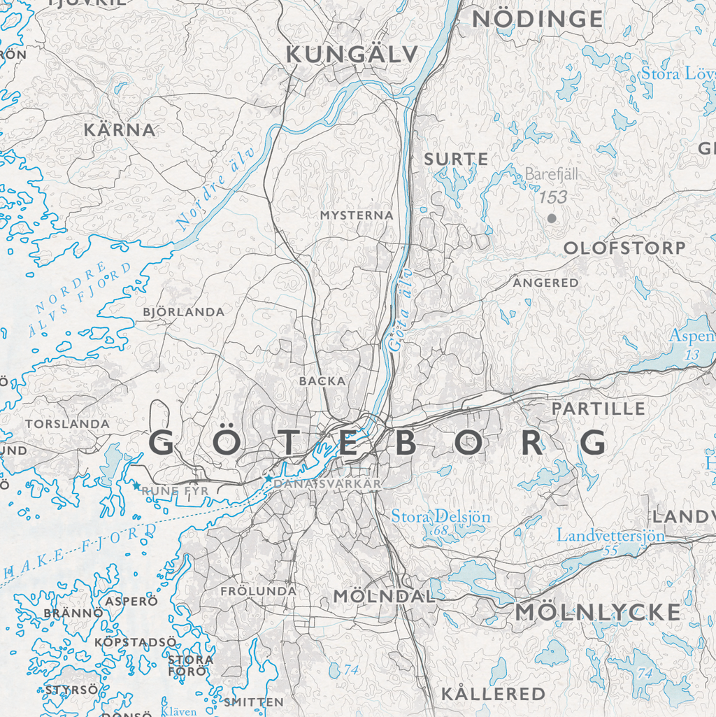 Kustkarta Bohuslän