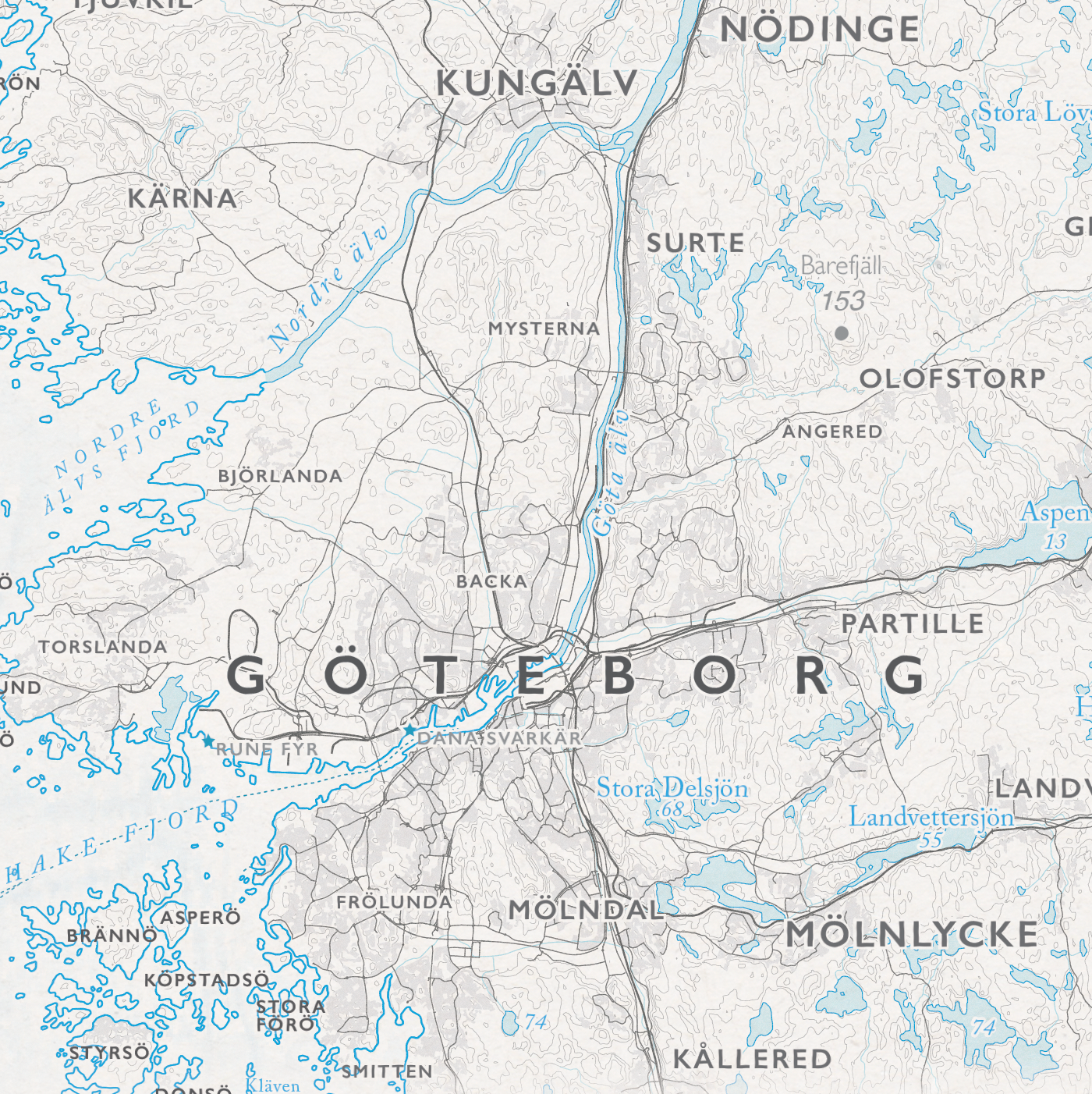 Kustkarta Bohuslän