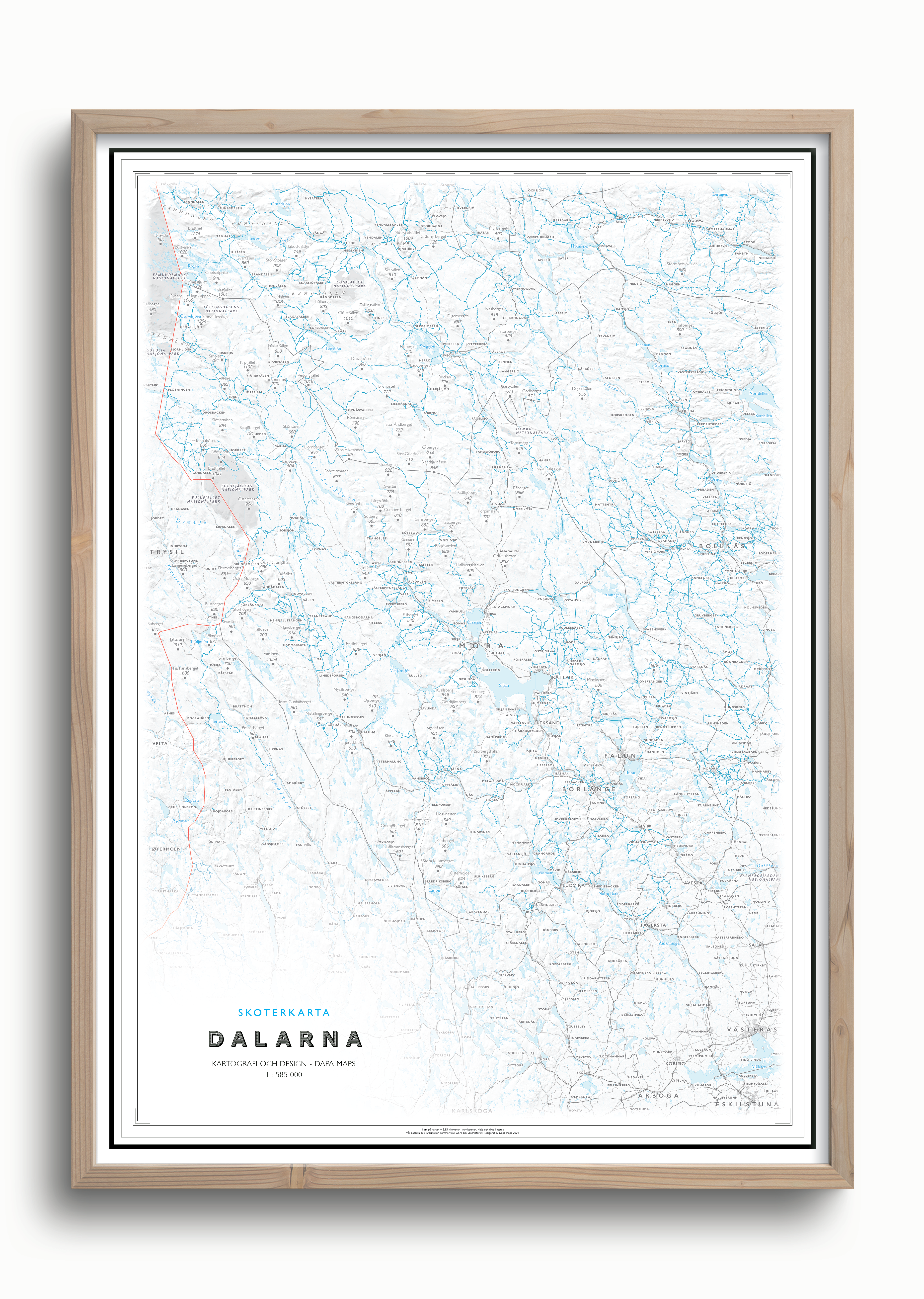 Skoterkarta Dalarna