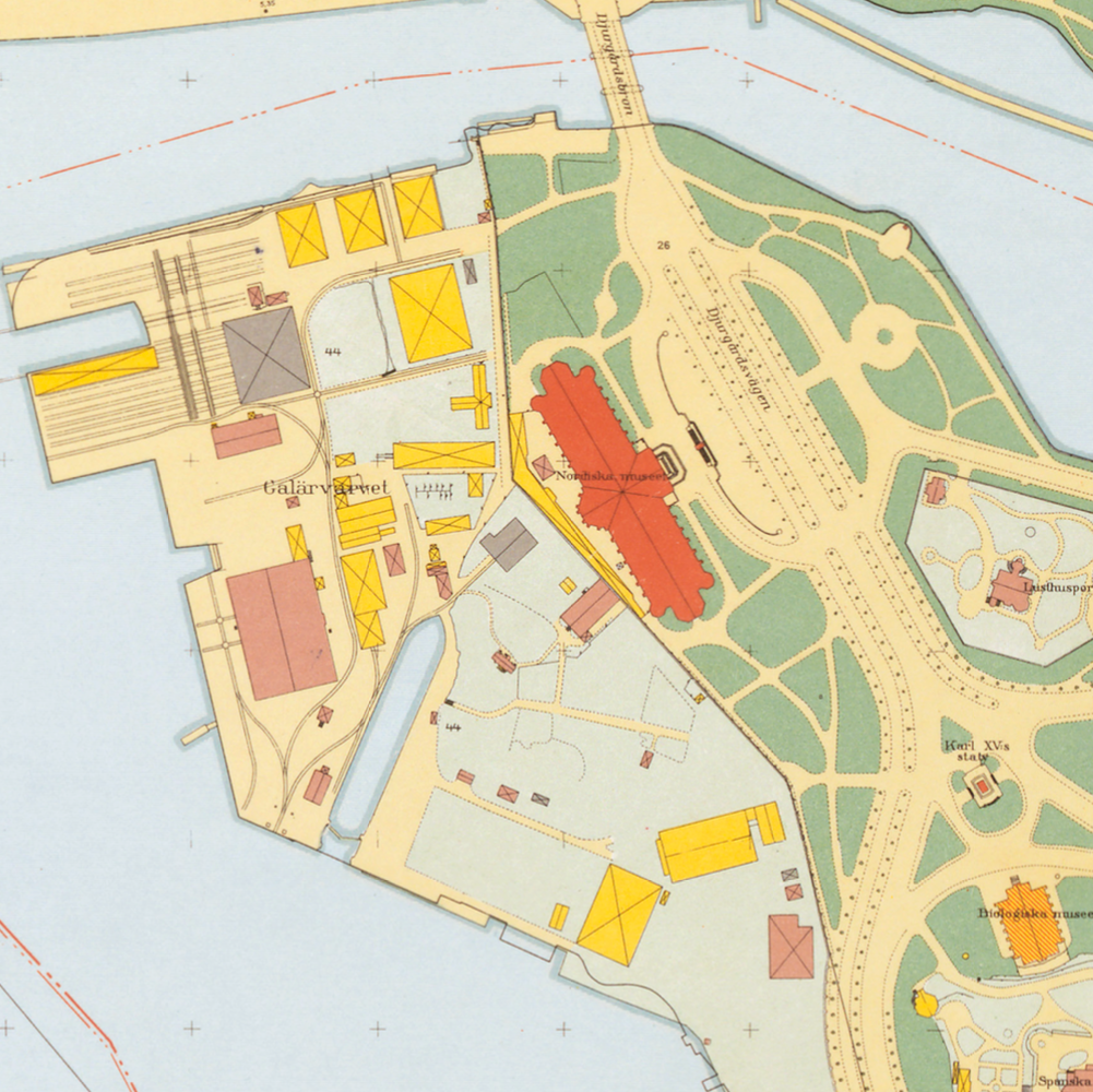 Djurgården (1938-1940 års karta över Stockholm)