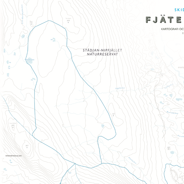 Skidkarta Fjätervålen