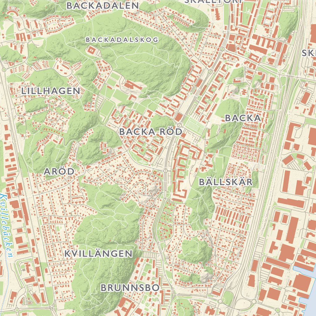 Stadskarta Göteborg