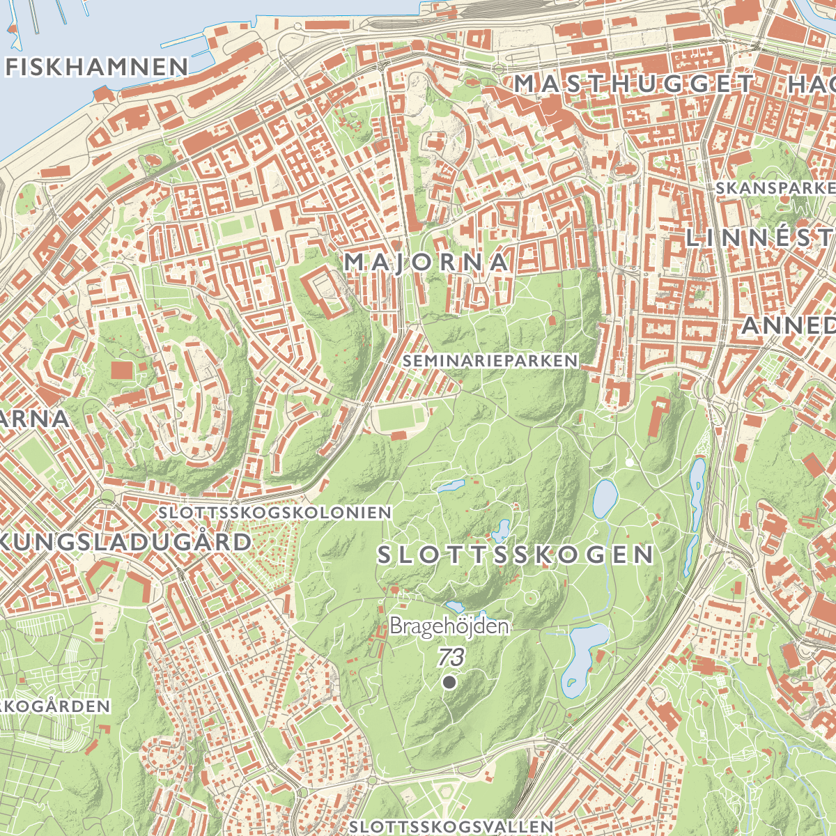 Stadskarta Göteborg