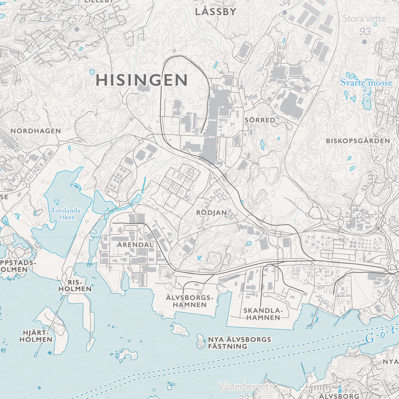 Skärgårdskarta Göteborg