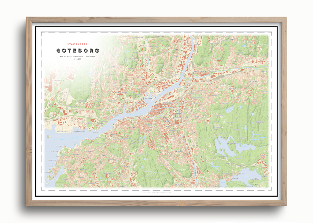 Stadskarta Göteborg