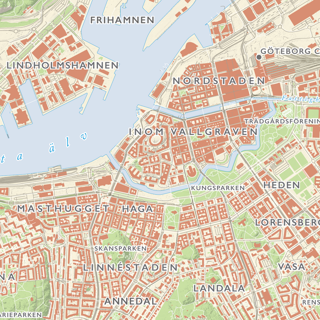 Stadskarta Göteborg